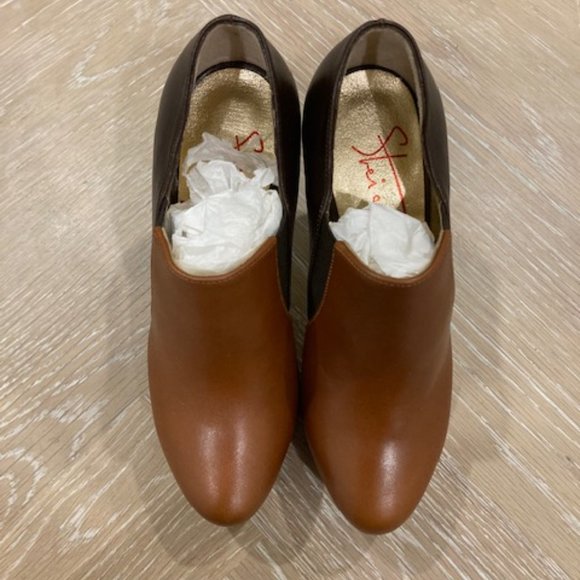 New NIB Walter Steiger Sz EU 35 (US 5) Brown Boots Platform Booties Fall Winter - Picture 6 of 12